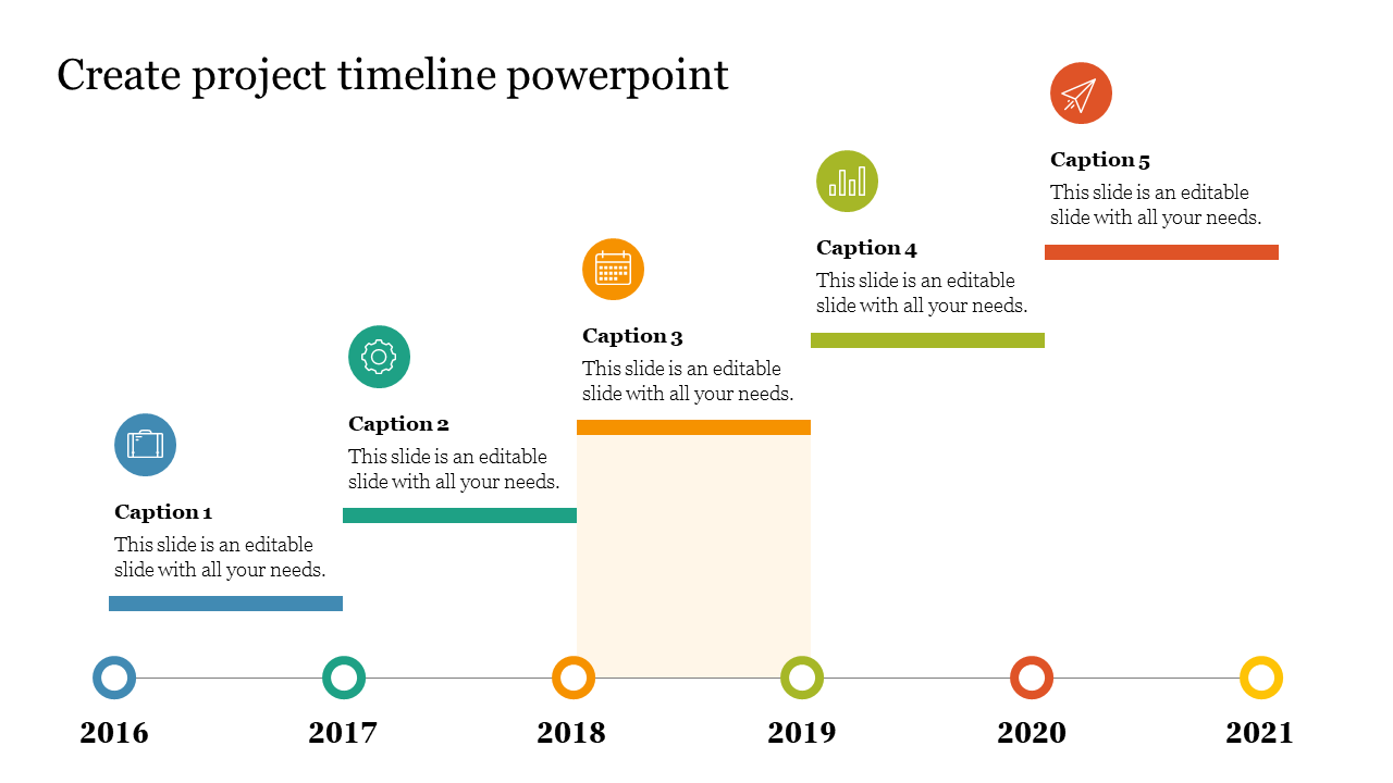 create project timeline powerpoint